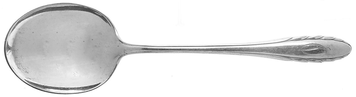 Lyric (Sterling, 1940, No Monos) Round Bowl Soup Spoon (Bouillon) by Gorham Silver-1
