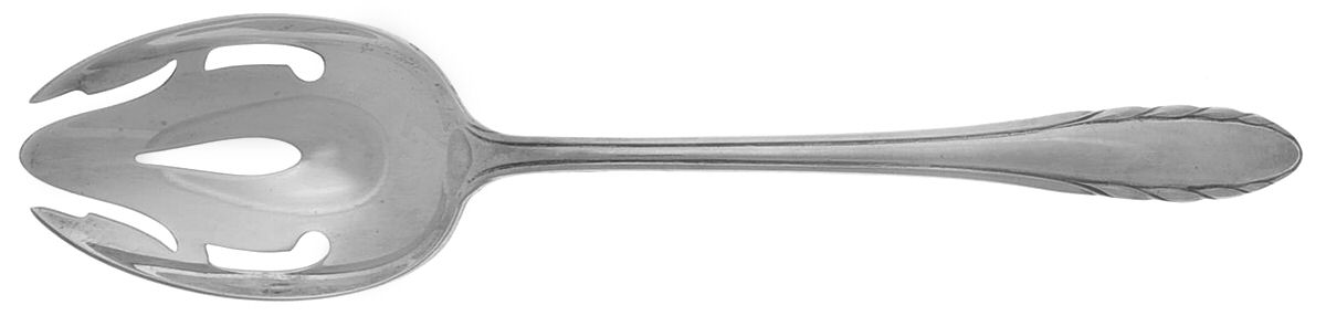 Lyric (Sterling, 1940, No Monos) Pierced Tablespoon (Serving Spoon) by Gorham Silver-1