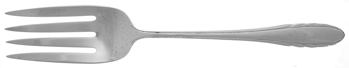 Lyric (Sterling, 1940, No Monos) Solid Serving Fork by Gorham Silver-1