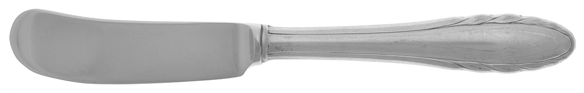 Lyric (Sterling, 1940, No Monos) Butter Spreader Hollow Hdl-Paddle/Stainless Blade by Gorham Silver-1