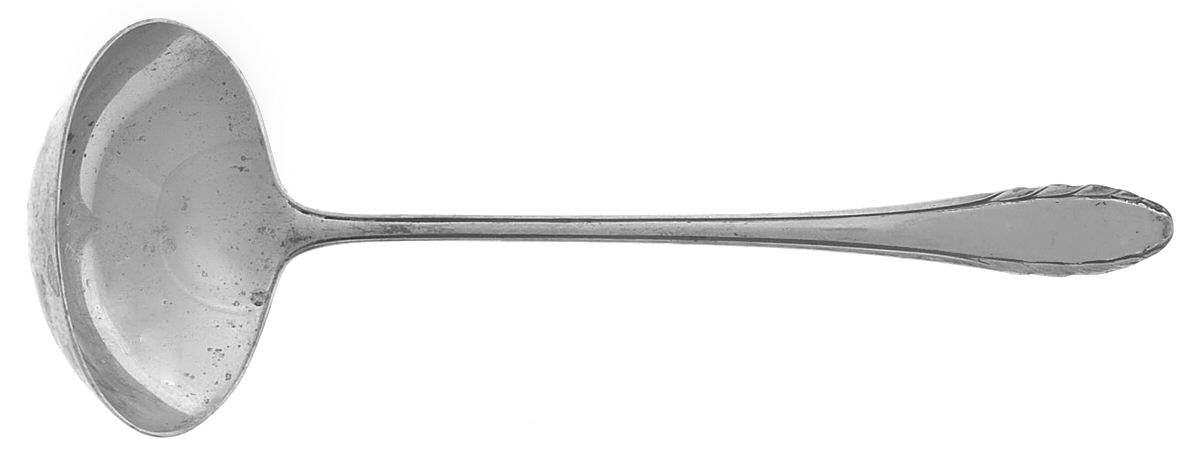 Lyric (Sterling, 1940, No Monos) Solid Piece Cream Ladle by Gorham Silver-1