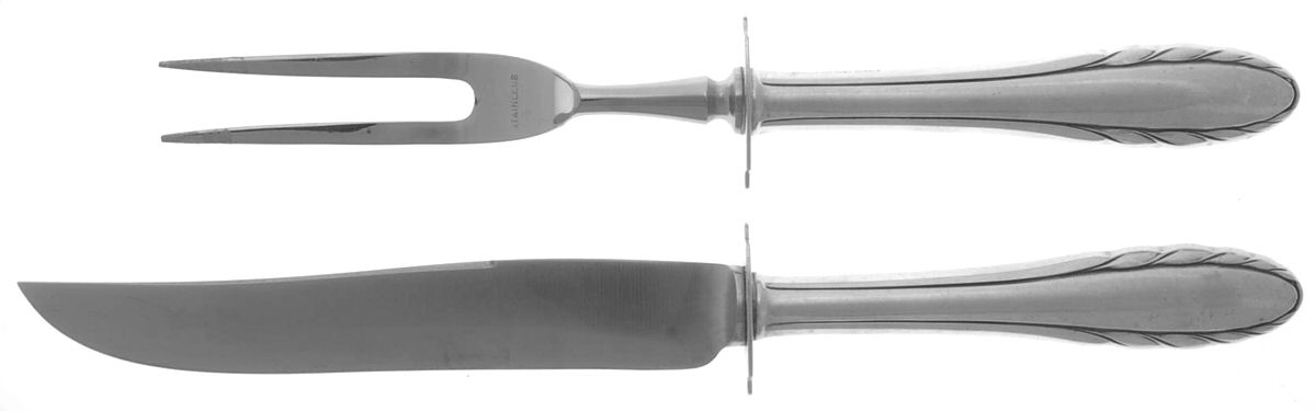 Lyric (Sterling, 1940, No Monos) Small Stainless Blade 2-Piece Steak Carving Set by Gorham Silver-1