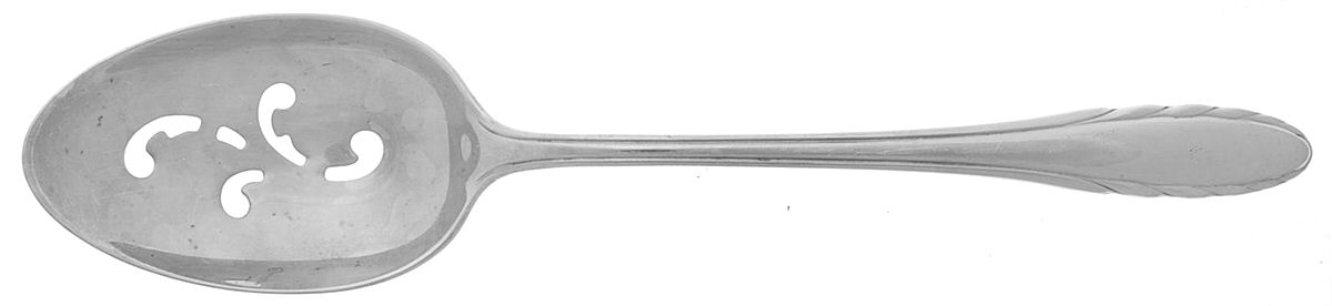 Lyric (Sterling, 1940, No Monos) Pierced Tablespoon (Serving Spoon) by Gorham Silver-1
