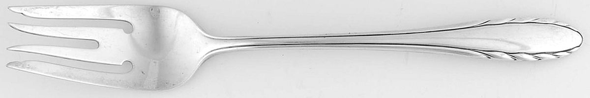 Lyric (Sterling, 1940, No Monos) Large Individual Solid Fish/Salad Fork by Gorham Silver-1