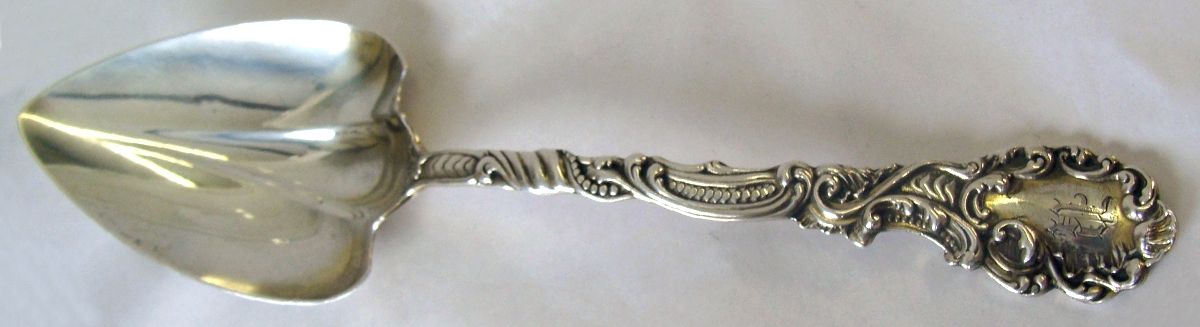 Marie Antoinette (Sterling, 1890) Preserve Spoon by Gorham Silver-1