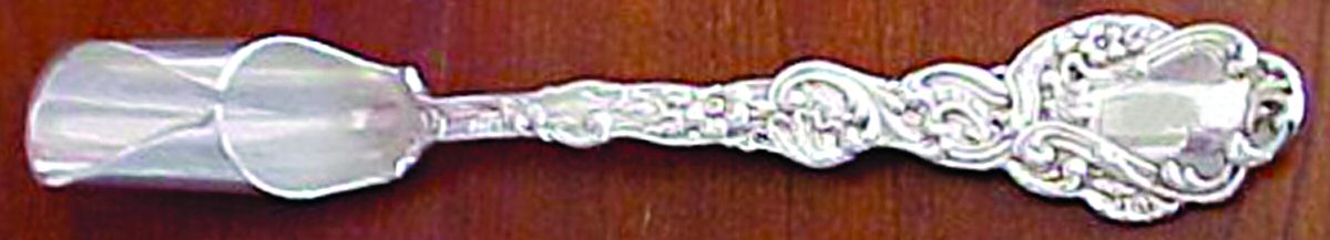 Marie Antoinette (Sterling, 1890) Solid Large Cheese Scoop by Gorham Silver-1