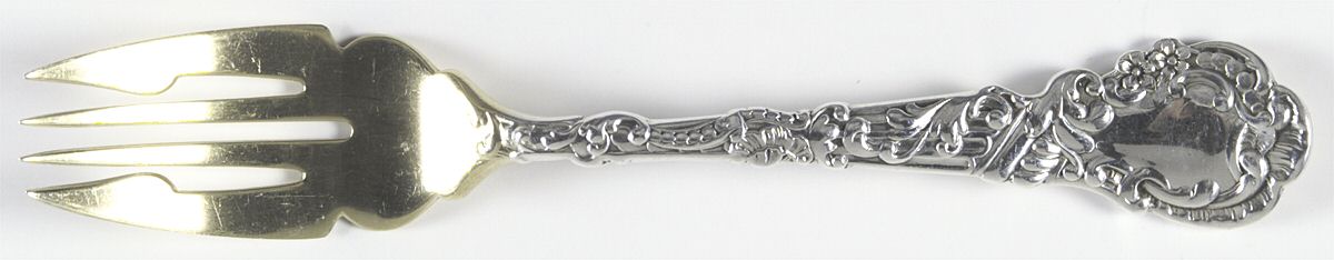 Marie Antoinette (Sterling, 1890) Large Individual Solid Fish/Salad Fork by Gorham Silver-1