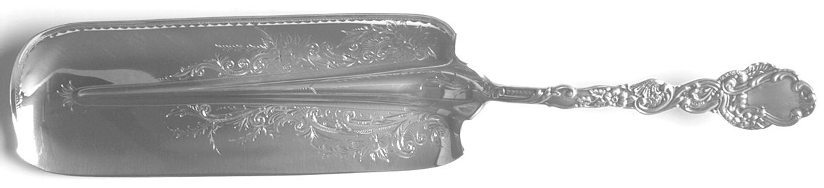 Marie Antoinette (Sterling, 1890) Large Bright Cut Crumber Knife by Gorham Silver-1
