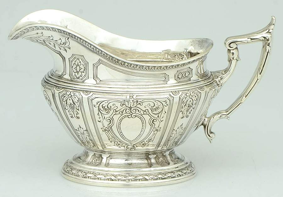 Maintenon (Sterling, Hollowware) Sauce Boat by Gorham Silver-1