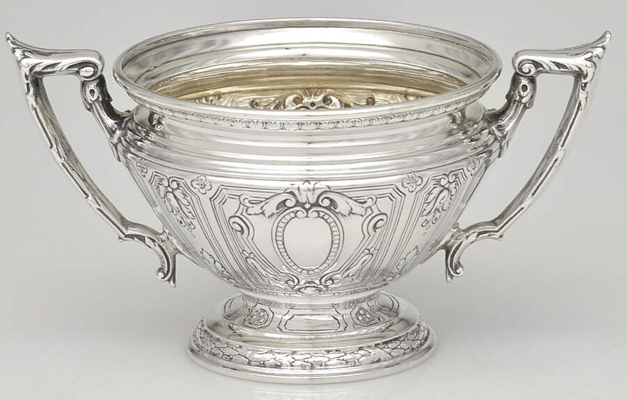 Maintenon (Sterling, Hollowware) Mini Open Sugar Bowl by Gorham Silver-1