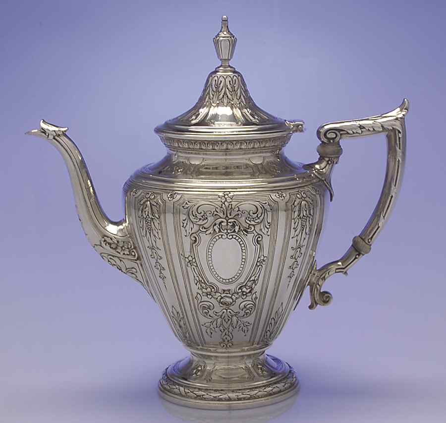 Maintenon (Sterling, Hollowware) Teapot by Gorham Silver-1