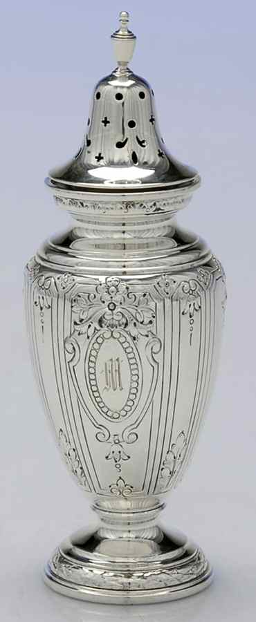 Maintenon (Sterling, Hollowware) Salt Shaker by Gorham Silver-1