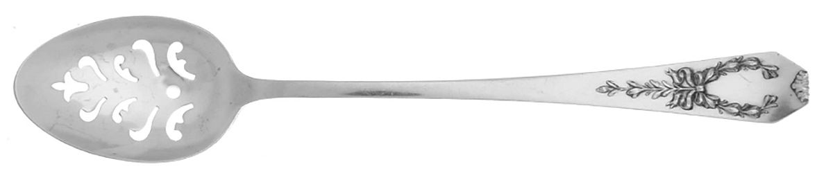 Madam Jumel (Sterling, 1908) Pierced Bowl Short Handle Olive Spoon by Gorham Silver-1