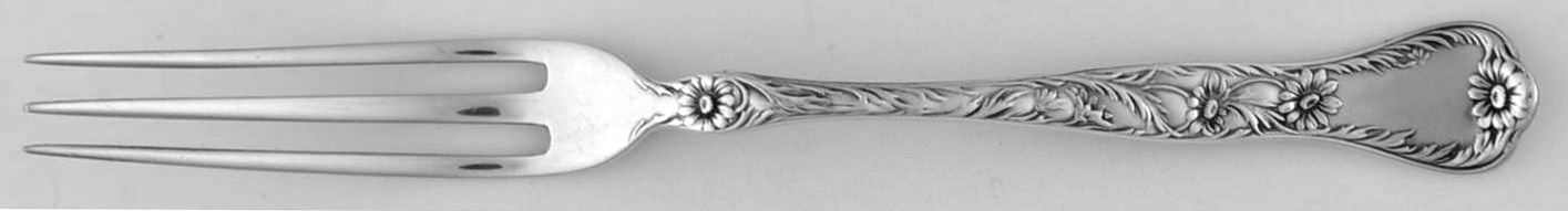 Marguerite (Sterling, 1901) Strawberry Fork by Gorham Silver-1