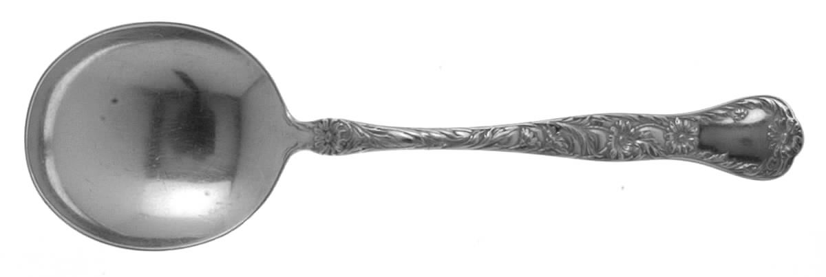Marguerite (Sterling, 1901) Round Bowl Soup Spoon (Cream Soup) by Gorham Silver-1