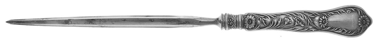 Marguerite (Sterling, 1901) Large Roast Steel Rod Knife Sharpener by Gorham Silver-1