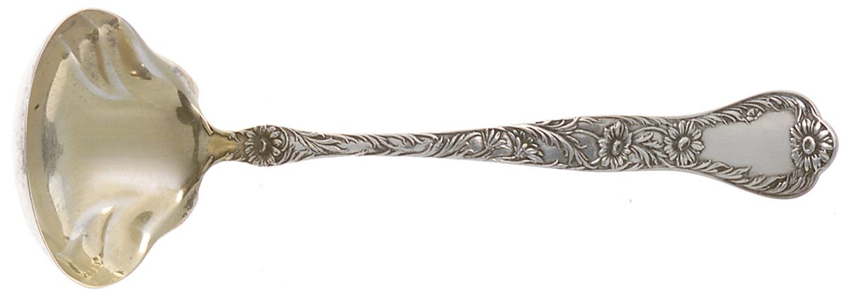Marguerite (Sterling, 1901) Solid Piece Cream Ladle by Gorham Silver-1
