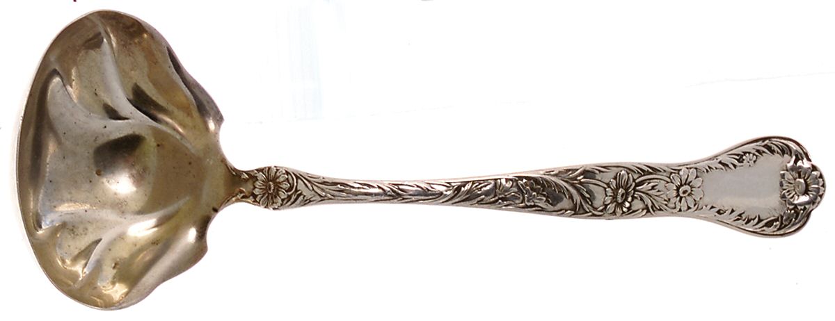 Marguerite (Sterling, 1901) Solid Gravy Ladle by Gorham Silver-1