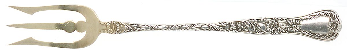 Marguerite (Sterling, 1901) Olive Fork by Gorham Silver-1