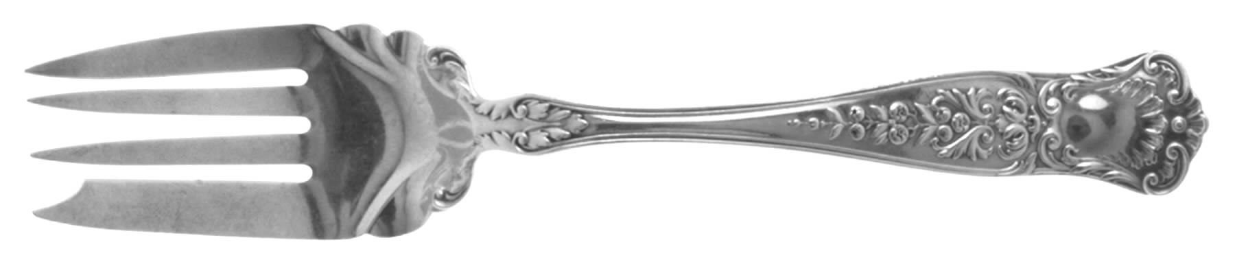 Maryland (Sterling, 1896) Medium Solid Cold Meat Serving Fork by Gorham Silver-1