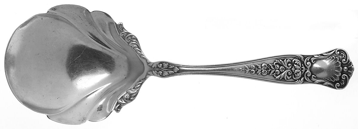 Maryland (Sterling, 1896) Small Solid Berry/Casserole Spoon by Gorham Silver-1