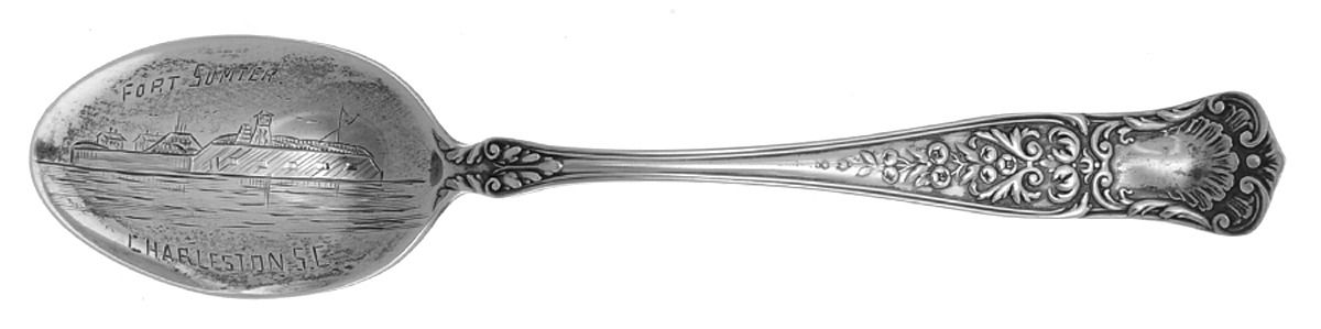 Maryland (Sterling, 1896) Souvenir Spoon (Teaspoon) by Gorham Silver-1