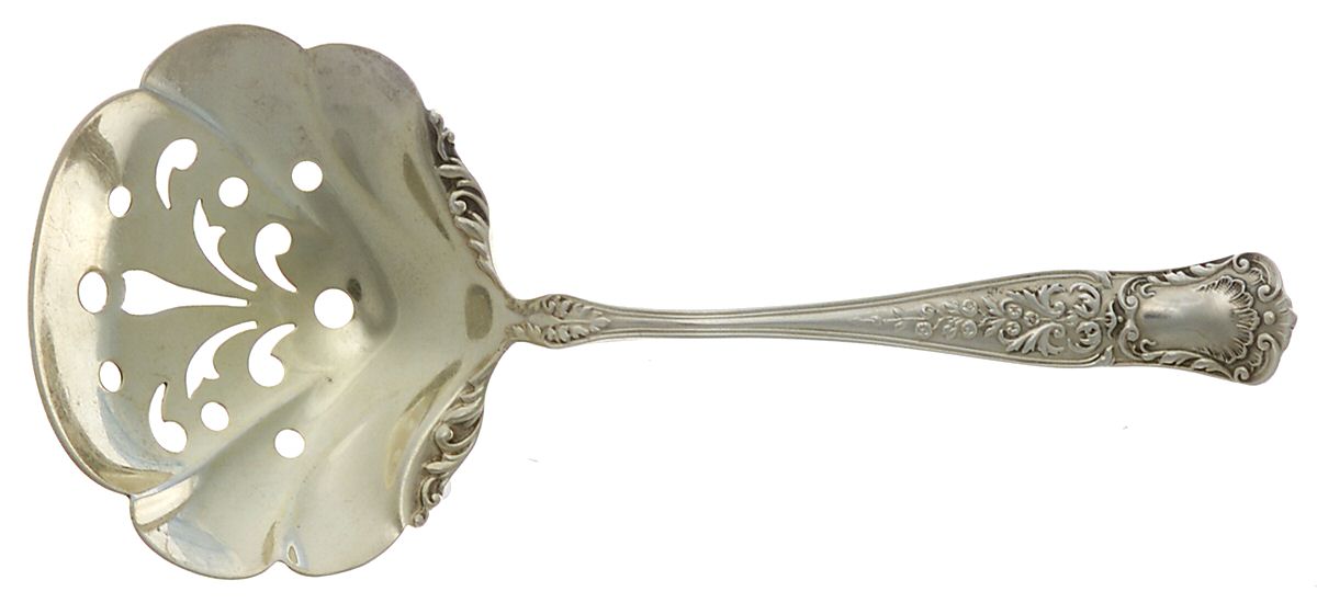 Maryland (Sterling, 1896) Solid Bon Bon Spoon with Pierced Bowl by Gorham Silver-1