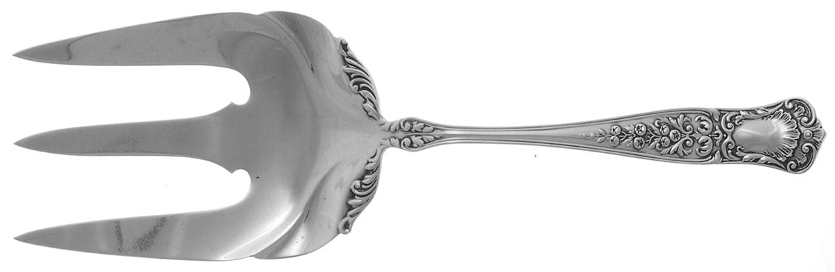 Maryland (Sterling, 1896) Solid Toast Serving Fork by Gorham Silver-1