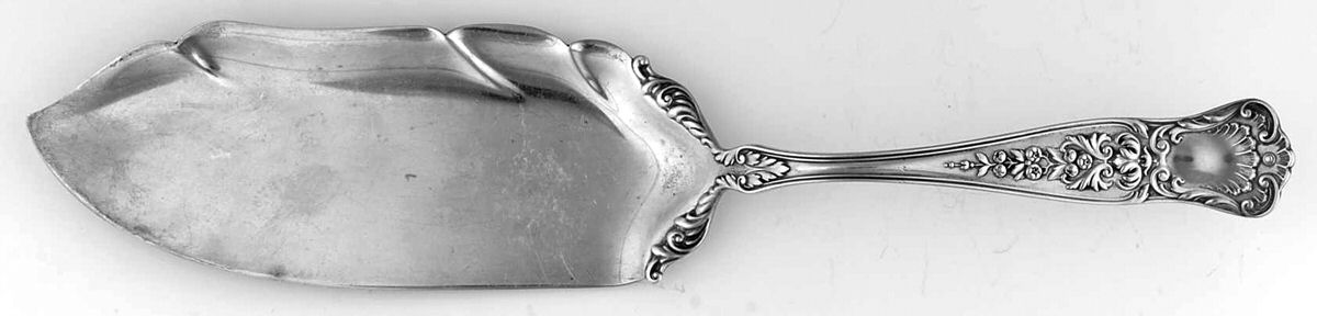 Maryland (Sterling, 1896) Large Solid Fish Serving Knife by Gorham Silver-1