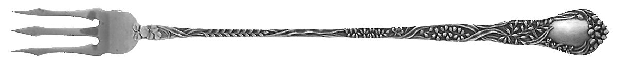 Meadow (Sterling, 1897) Long Handle Pickle/Olive Fork by Gorham Silver-1