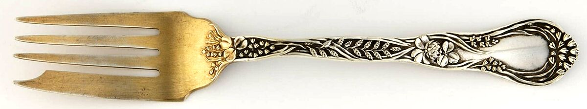 Meadow (Sterling, 1897) Individual Salad Fork by Gorham Silver-1