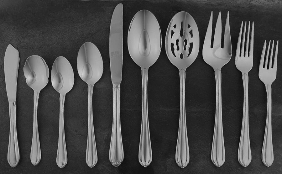 Melon Bud (Stainless) 45 Piece Starter Set by Gorham Silver-1