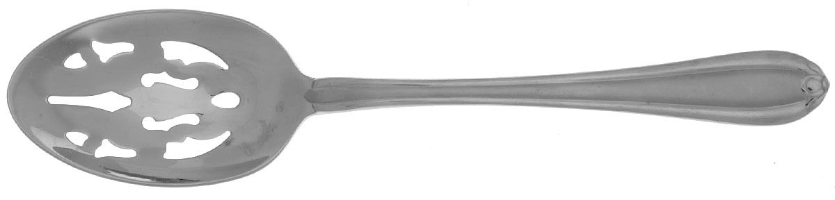 Melon Bud (Stainless) Pierced Tablespoon (Serving Spoon) by Gorham Silver-1