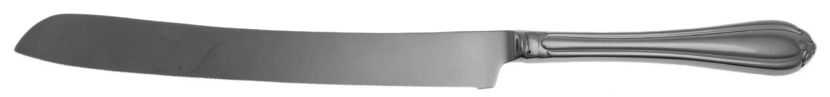 Melon Bud (Stainless) Wedding Cake Knife with Stainless Blade HC by Gorham Silver-1
