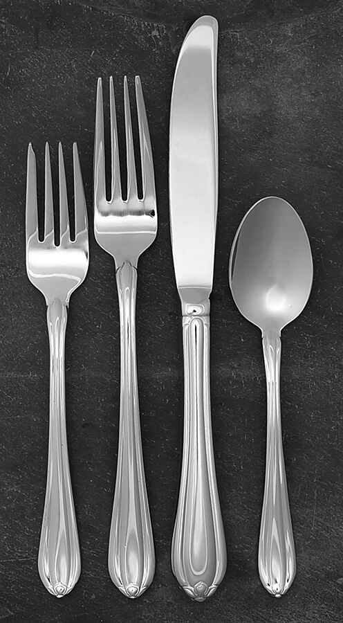 Melon Bud (Stainless) 40 Piece Estate Set by Gorham Silver-1