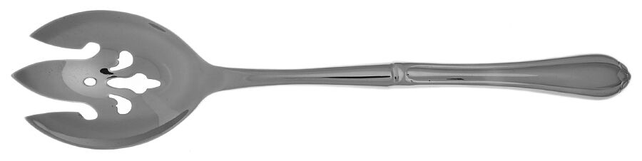 Melon Bud (Stainless) Salad Serving Fork with Stainless Prongs HC by Gorham Silver-1