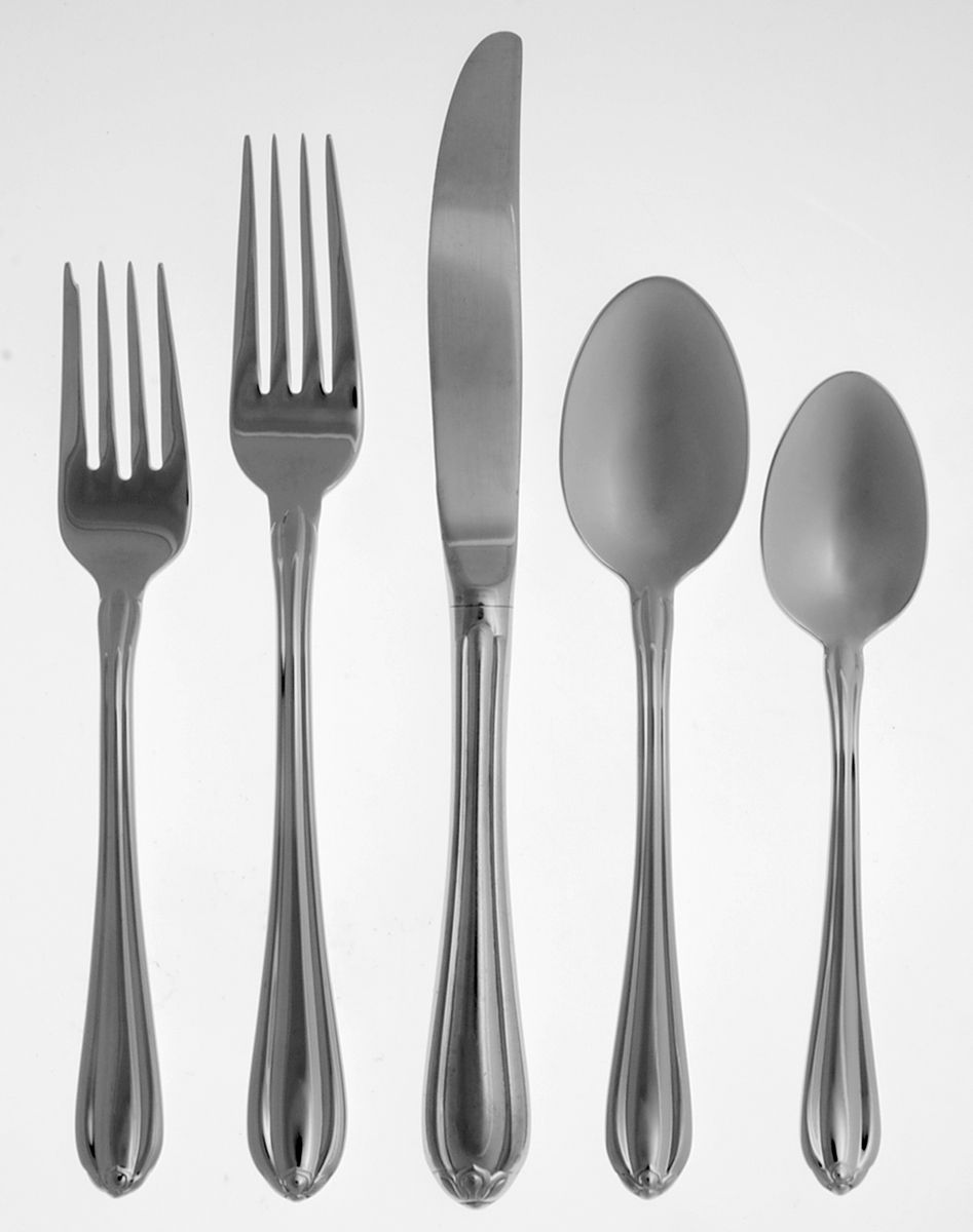 Melon Bud (Stainless) 5 Piece Place Setting by Gorham Silver-1
