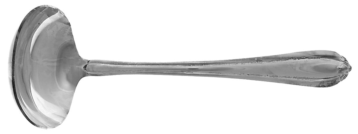 Melon Bud (Silverplate, 1991) Solid Gravy Ladle by Gorham Silver-1