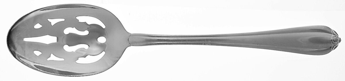 Melon Bud (Silverplate, 1991) Pierced Tablespoon (Serving Spoon) by Gorham Silver-1