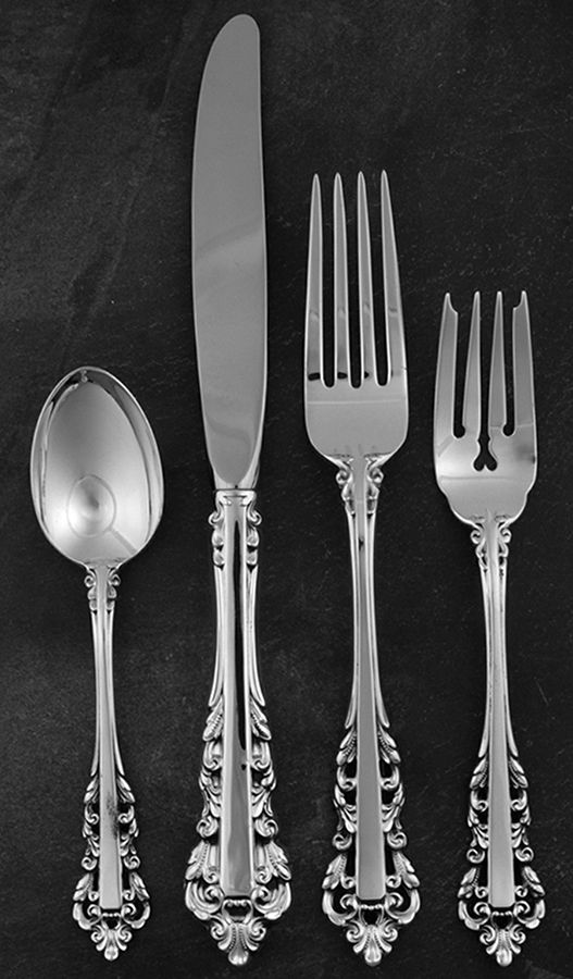 Medici (Sterling, 1971) 4 Piece Dinner Size Setting by Gorham Silver-1
