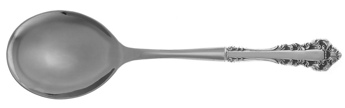 Medici (Sterling, 1971) Casserole Spoon with Smooth Stainless Bowl HC by Gorham Silver-1