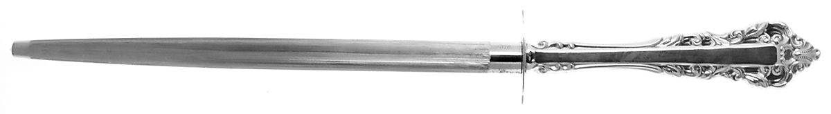 Medici (Sterling, 1971) Large Steel Rod Knife Sharpener by Gorham Silver-1