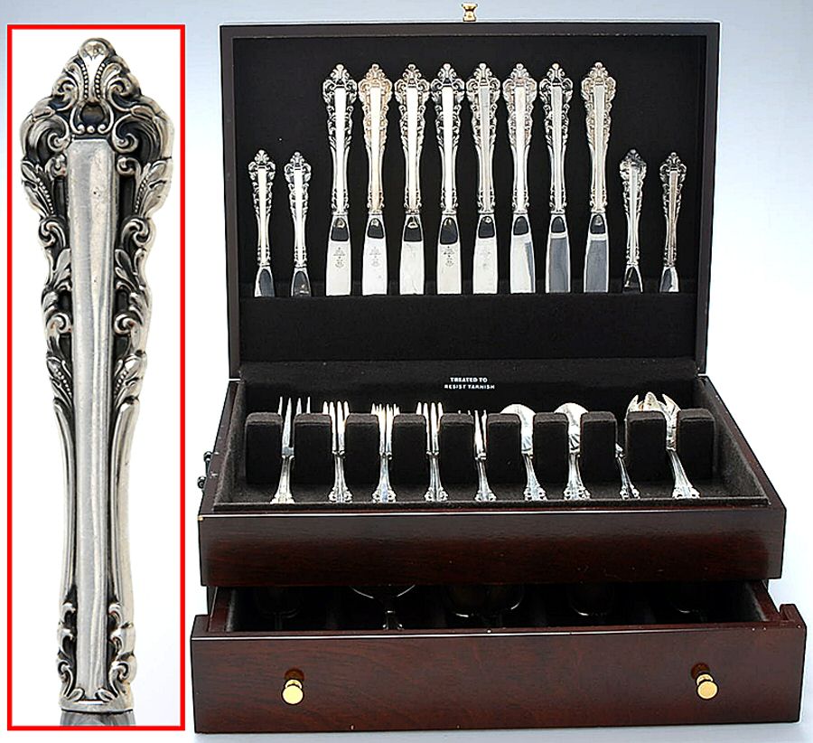 Medici (Sterling, 1971) 63 Piece Set by Gorham Silver-1