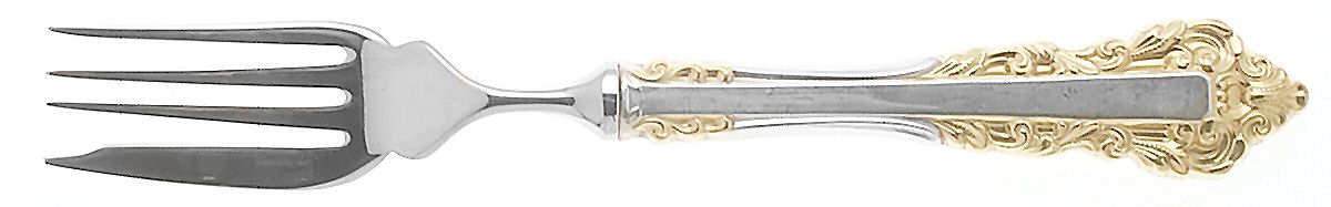 Medici (Sterling, 1971) Individual Hollow Fish Fork, Stainless Tines by Gorham Silver-1