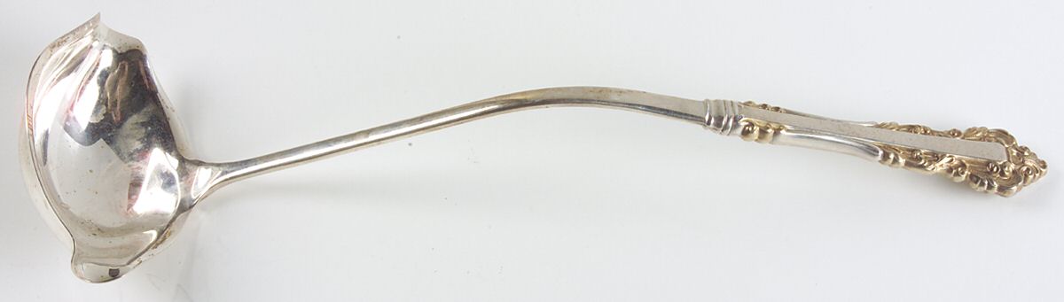 Medici (Sterling, 1971) Hollow Handle Punch Ladle with Solid Bowl by Gorham Silver-1