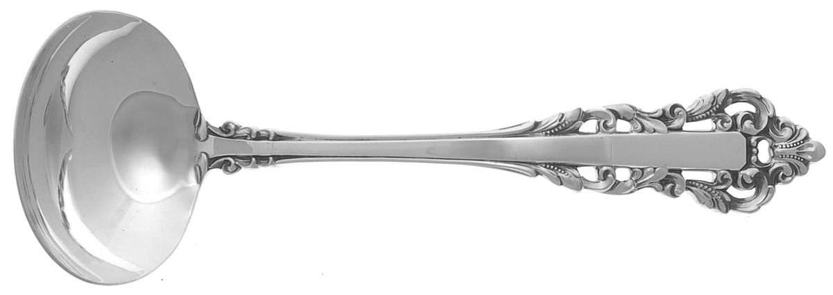 Medici (Sterling, 1971) Solid Gravy Ladle by Gorham Silver-1