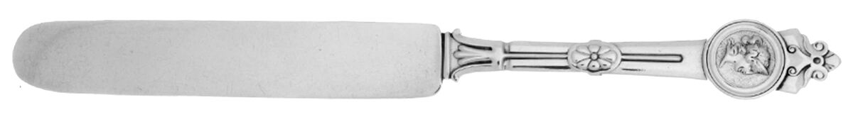 Medallion (Sterling, 1864) Solid Tea/Child Knife by Gorham Silver-1