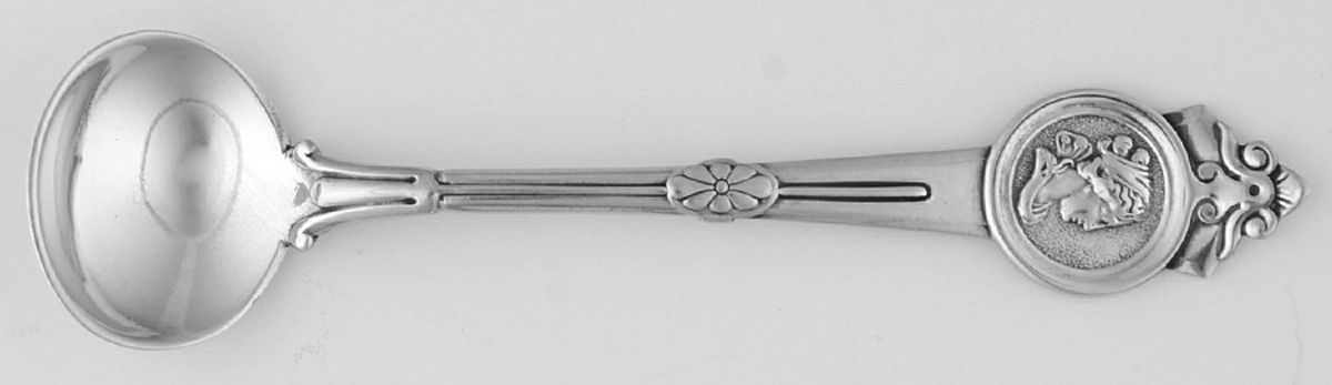 Medallion (Sterling, 1864) Master Salt Spoon by Gorham Silver-1