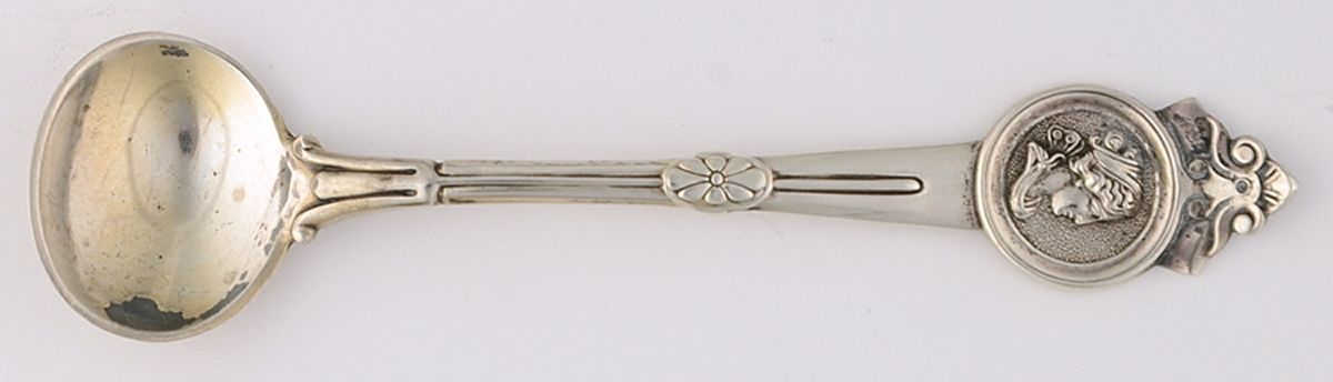 Medallion (Sterling, 1864) Master Salt Spoon by Gorham Silver-1