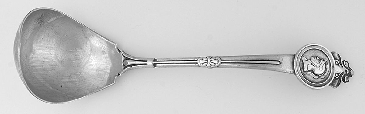 Medallion (Sterling, 1864) Solid Gravy Ladle by Gorham Silver-1